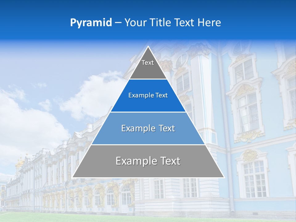 Blue Aristocratic Catherine PowerPoint Template