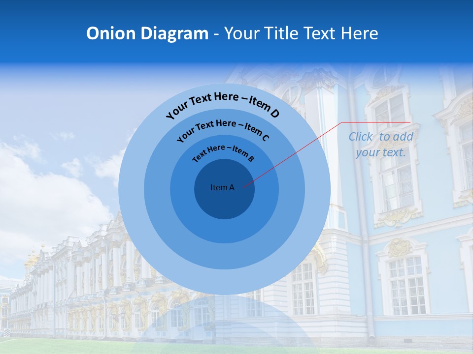 Blue Aristocratic Catherine PowerPoint Template