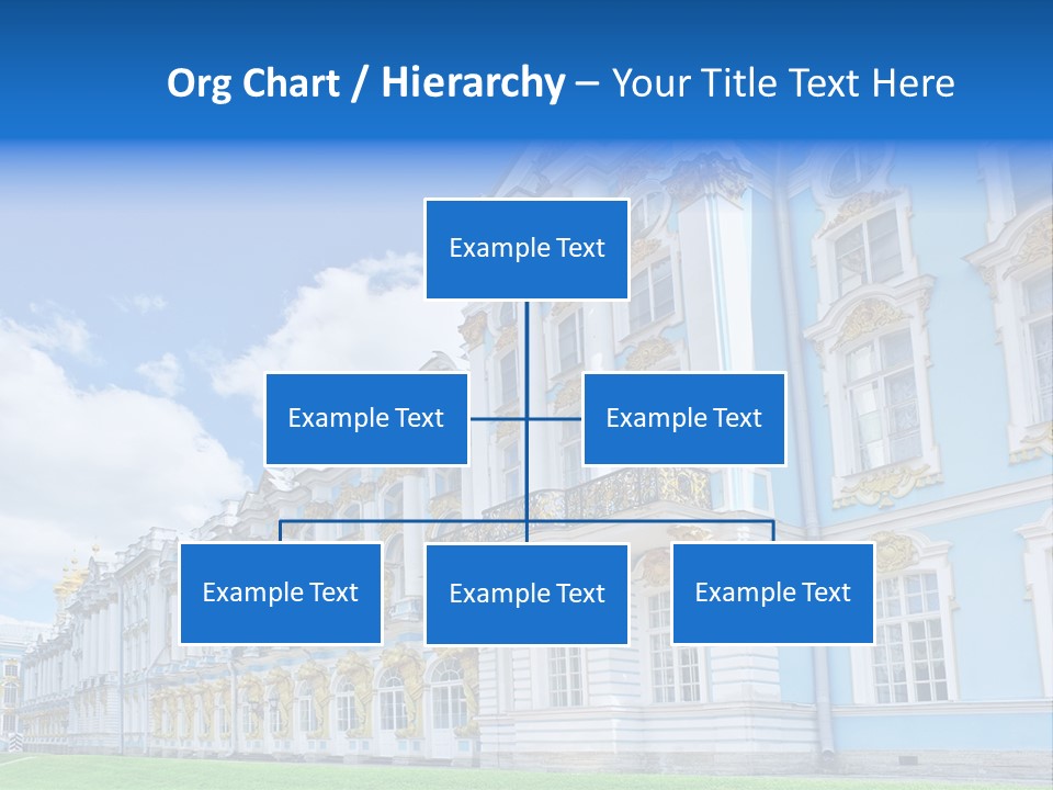 Blue Aristocratic Catherine PowerPoint Template