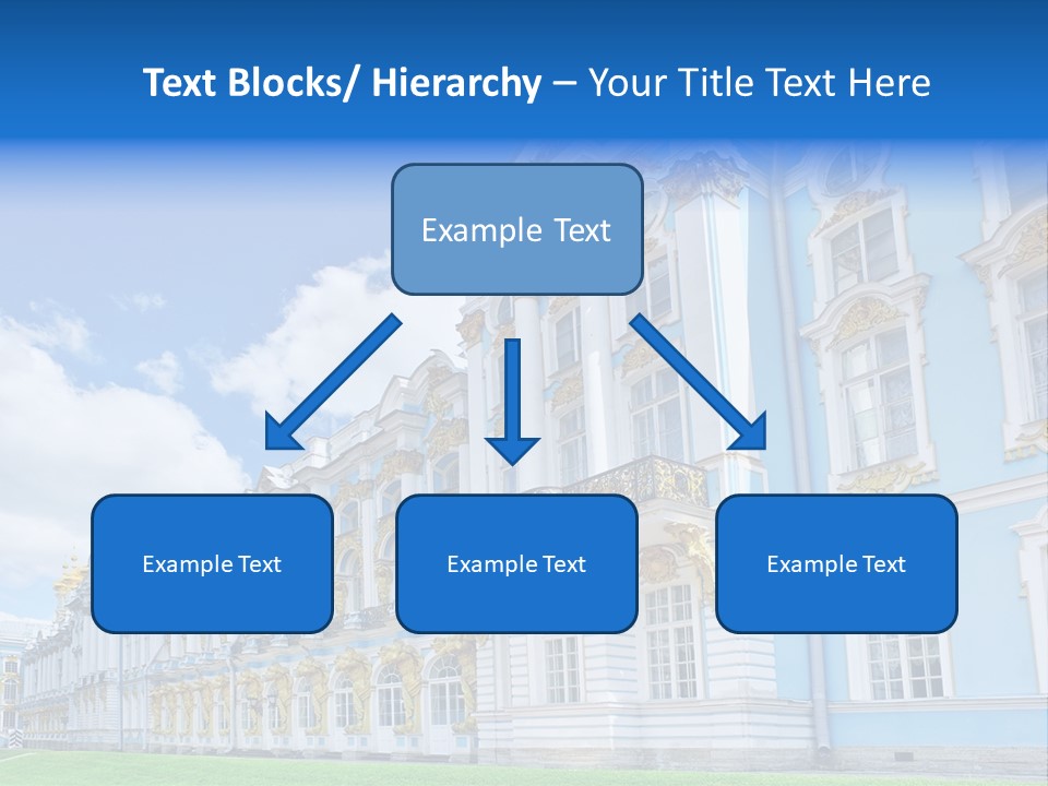 Blue Aristocratic Catherine PowerPoint Template