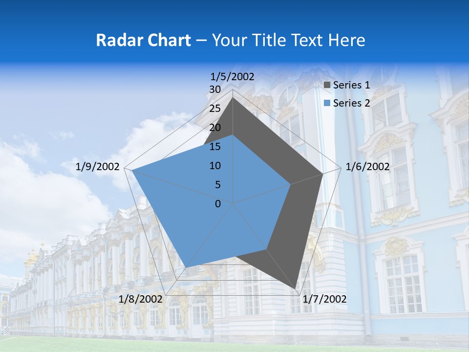 Blue Aristocratic Catherine PowerPoint Template