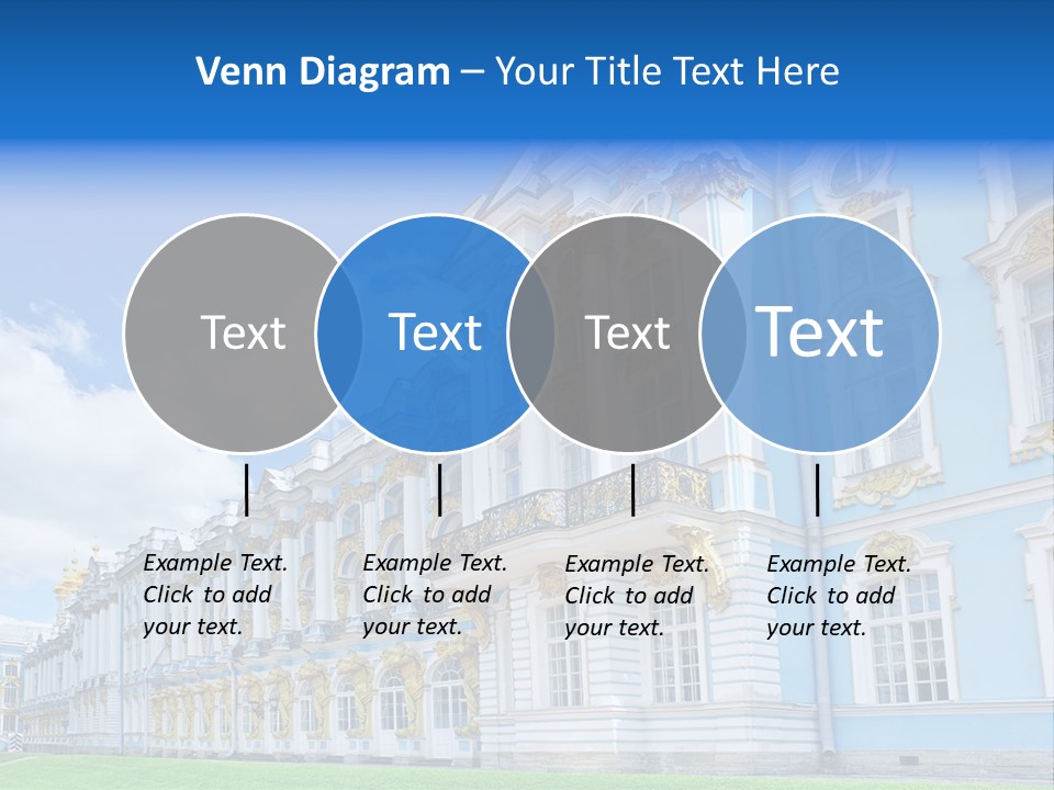 Blue Aristocratic Catherine PowerPoint Template