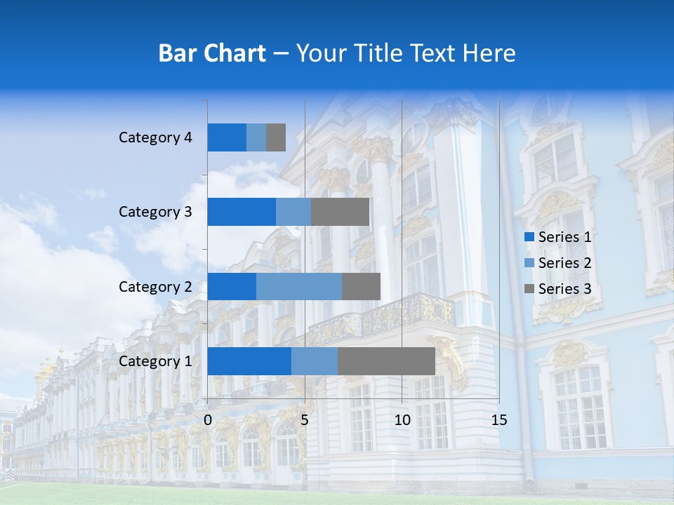 Blue Aristocratic Catherine PowerPoint Template
