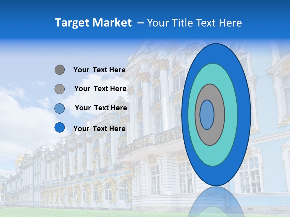 Blue Aristocratic Catherine PowerPoint Template