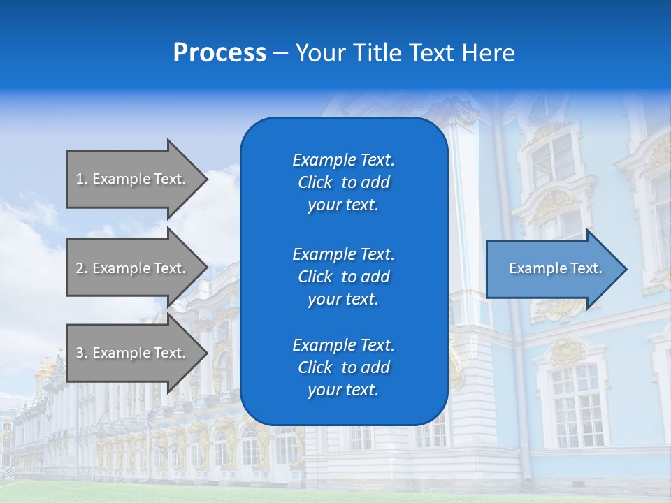 Blue Aristocratic Catherine PowerPoint Template