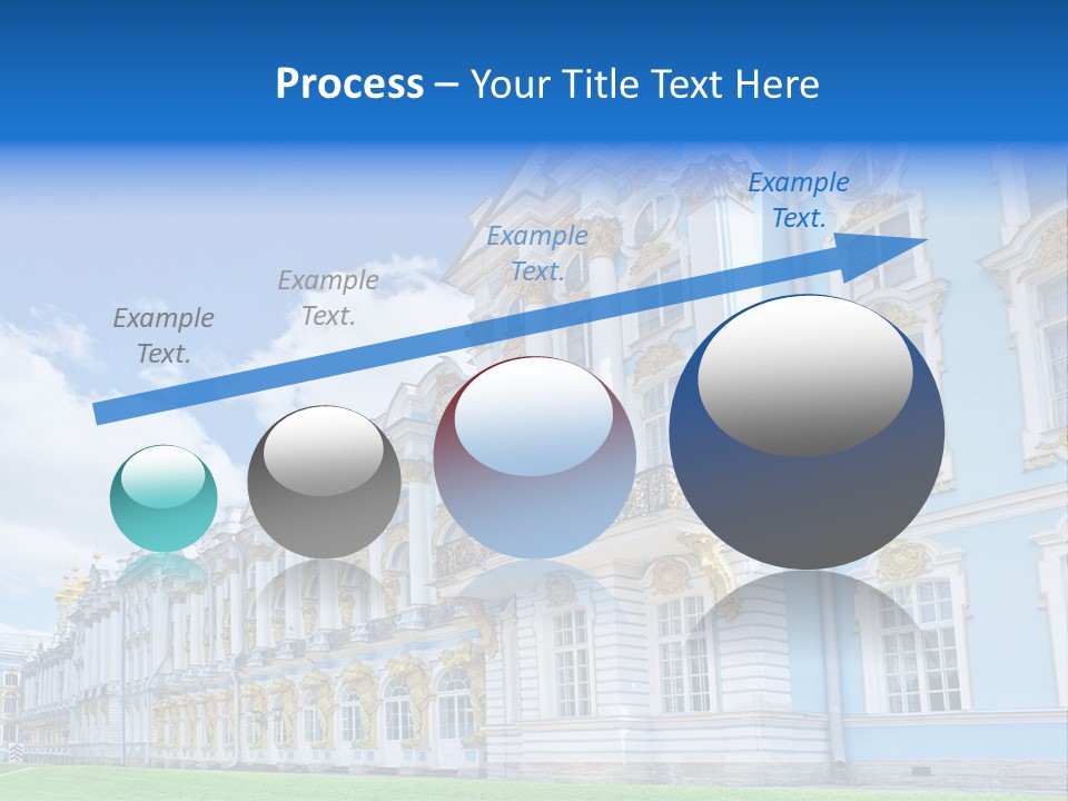 Blue Aristocratic Catherine PowerPoint Template