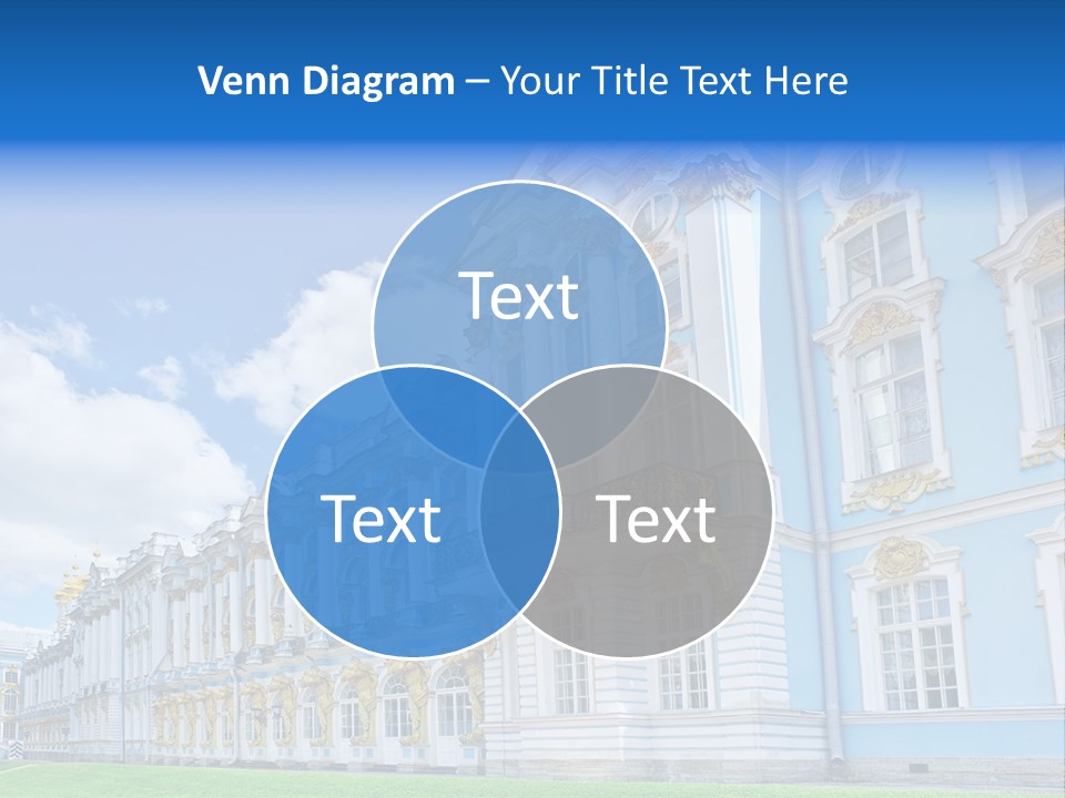 Blue Aristocratic Catherine PowerPoint Template