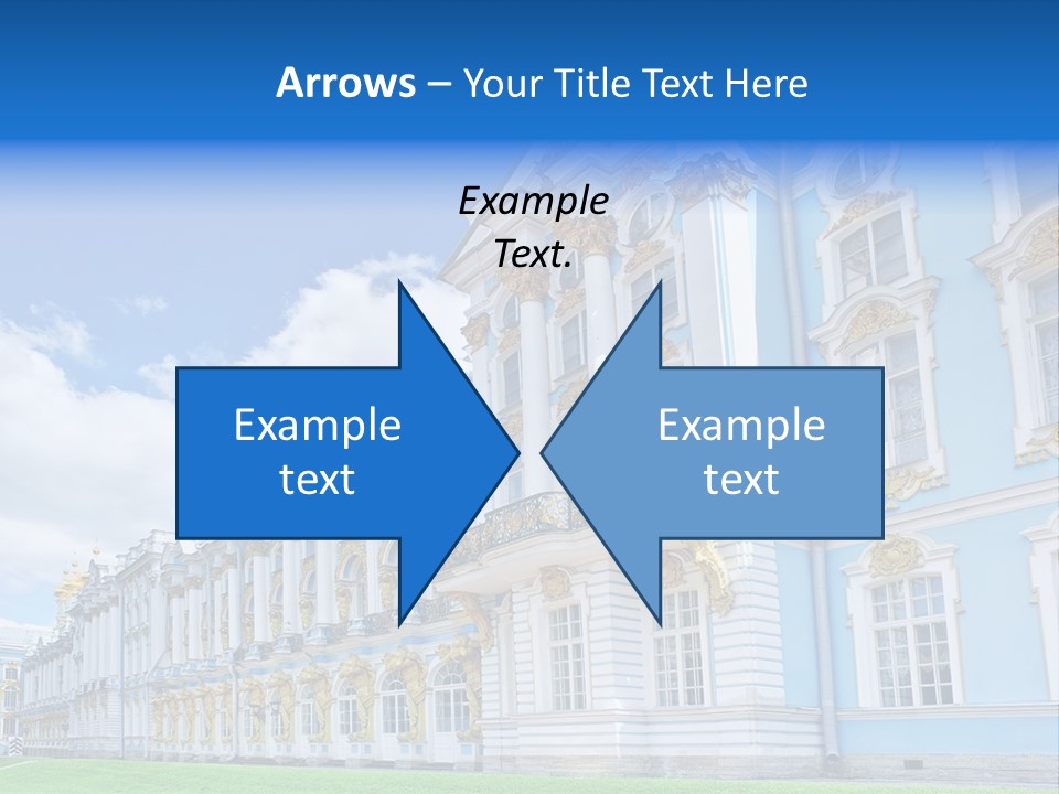 Blue Aristocratic Catherine PowerPoint Template