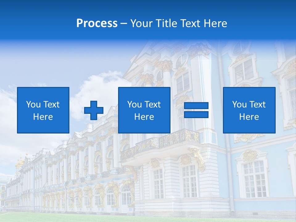 Blue Aristocratic Catherine PowerPoint Template