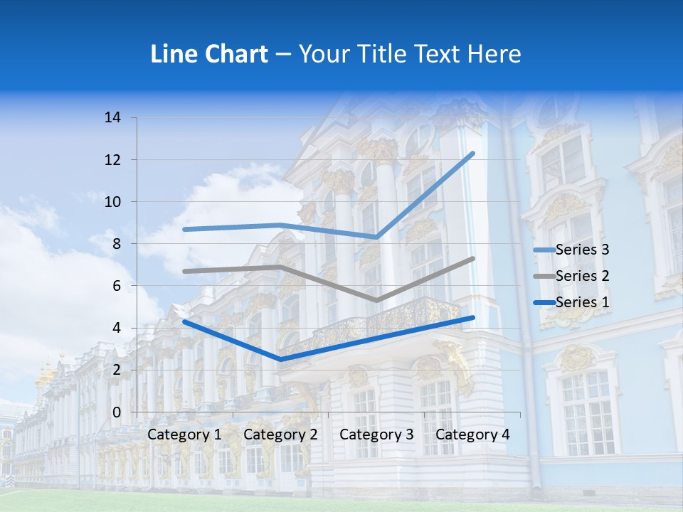 Blue Aristocratic Catherine PowerPoint Template