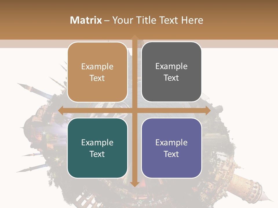 Romantic Hagia Tiny PowerPoint Template