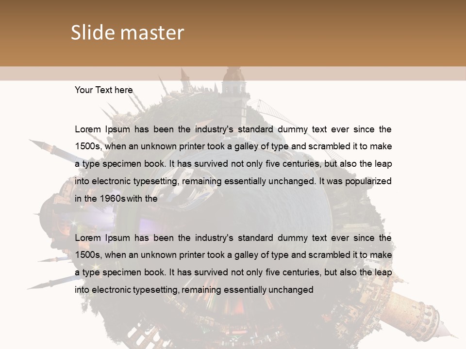 Romantic Hagia Tiny PowerPoint Template