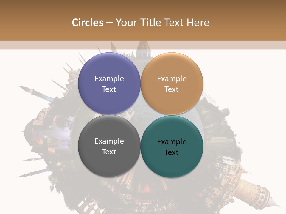 Romantic Hagia Tiny PowerPoint Template