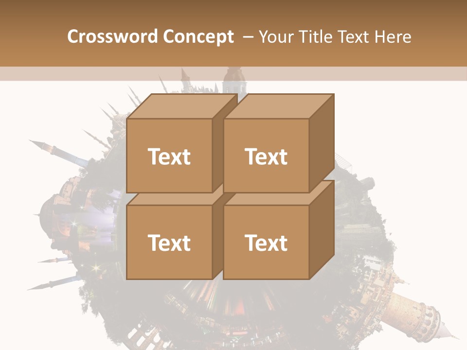 Romantic Hagia Tiny PowerPoint Template