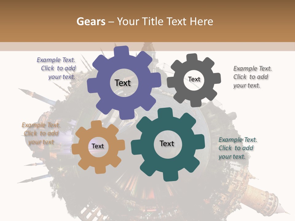 Romantic Hagia Tiny PowerPoint Template