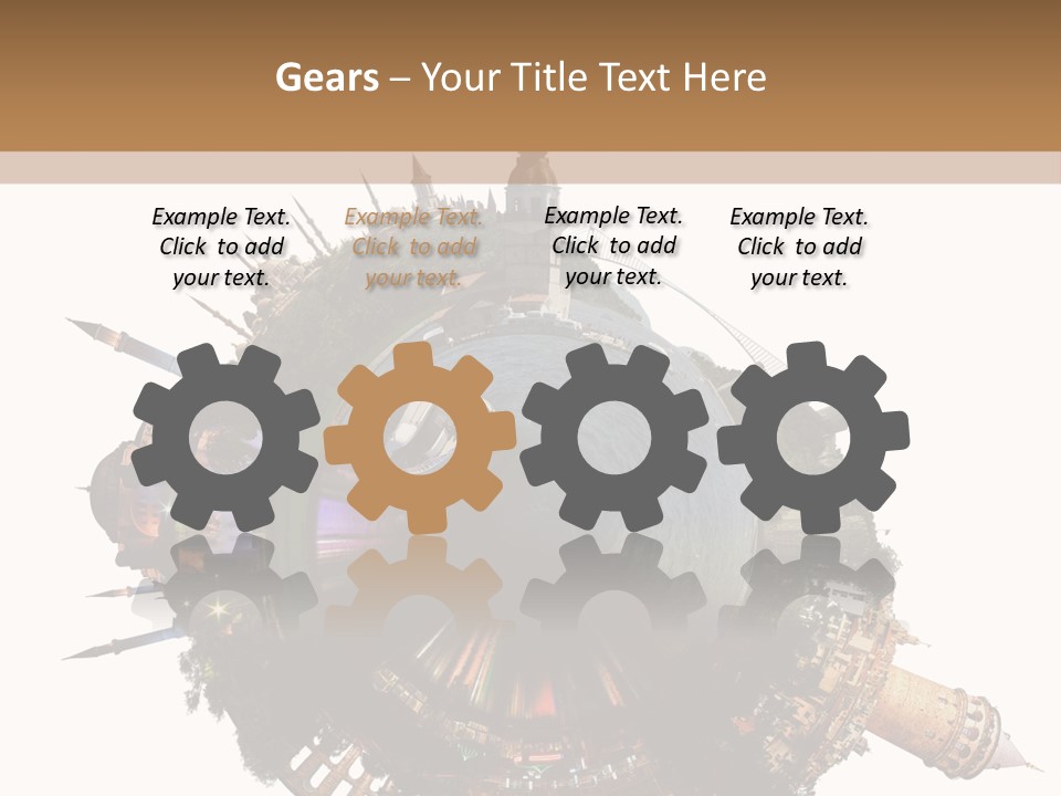 Romantic Hagia Tiny PowerPoint Template