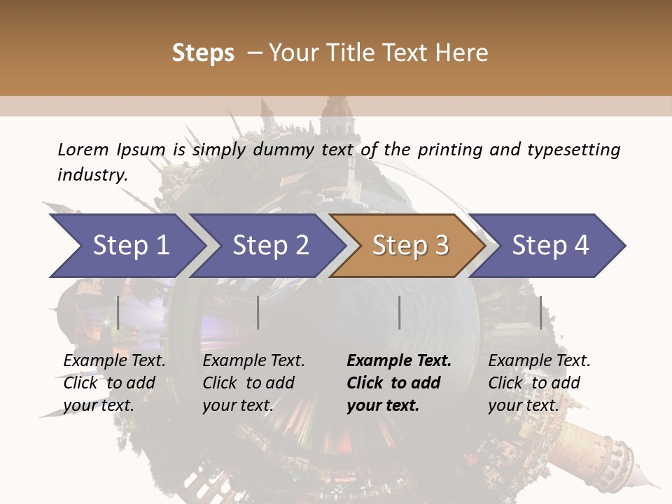 Romantic Hagia Tiny PowerPoint Template