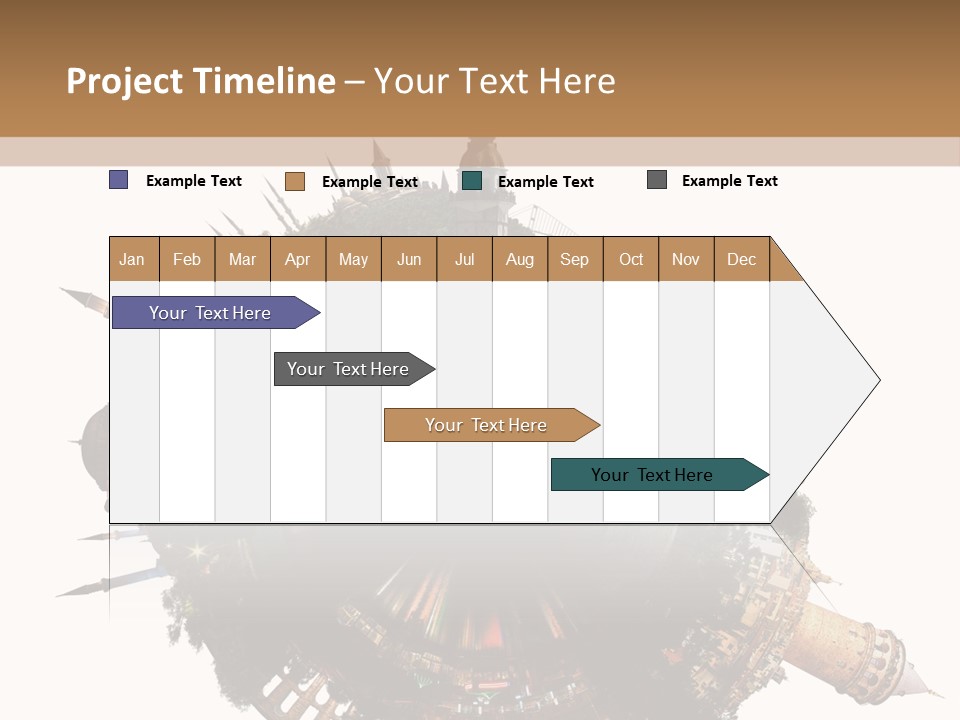 Romantic Hagia Tiny PowerPoint Template