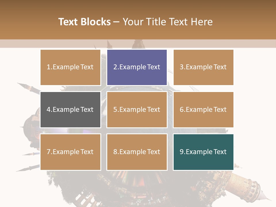 Romantic Hagia Tiny PowerPoint Template