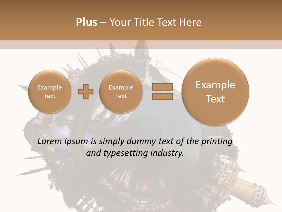 Romantic Hagia Tiny PowerPoint Template