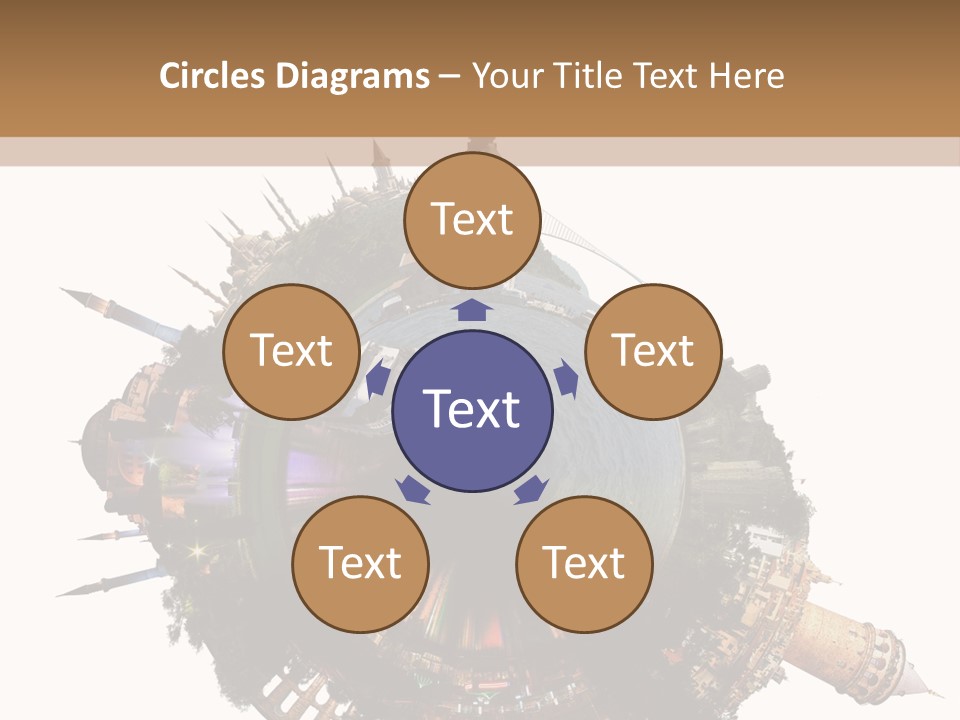 Romantic Hagia Tiny PowerPoint Template