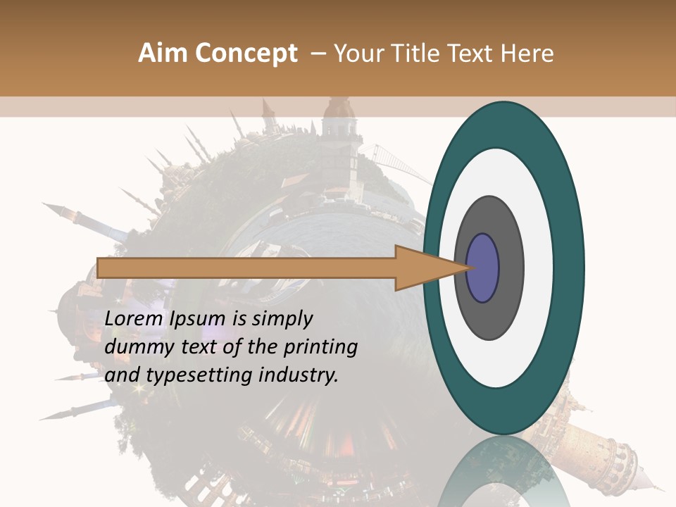 Romantic Hagia Tiny PowerPoint Template