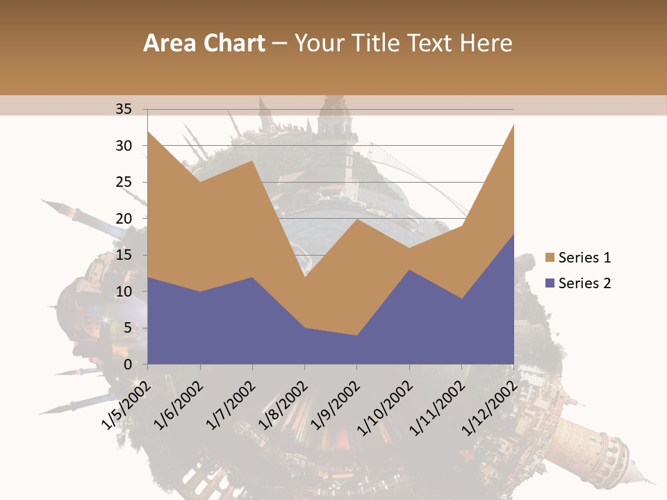 Romantic Hagia Tiny PowerPoint Template