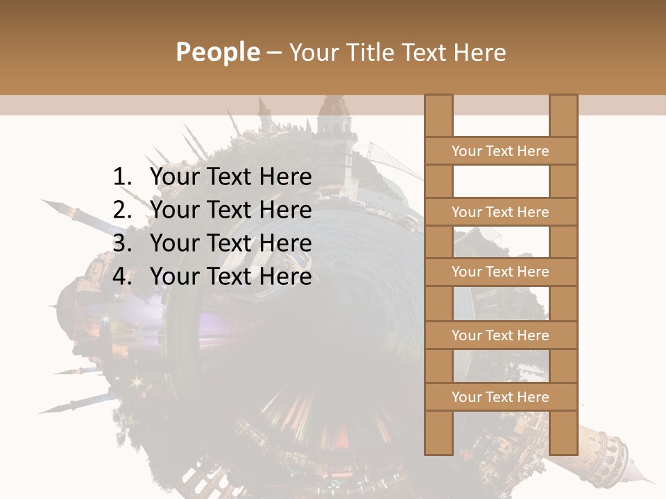 Romantic Hagia Tiny PowerPoint Template