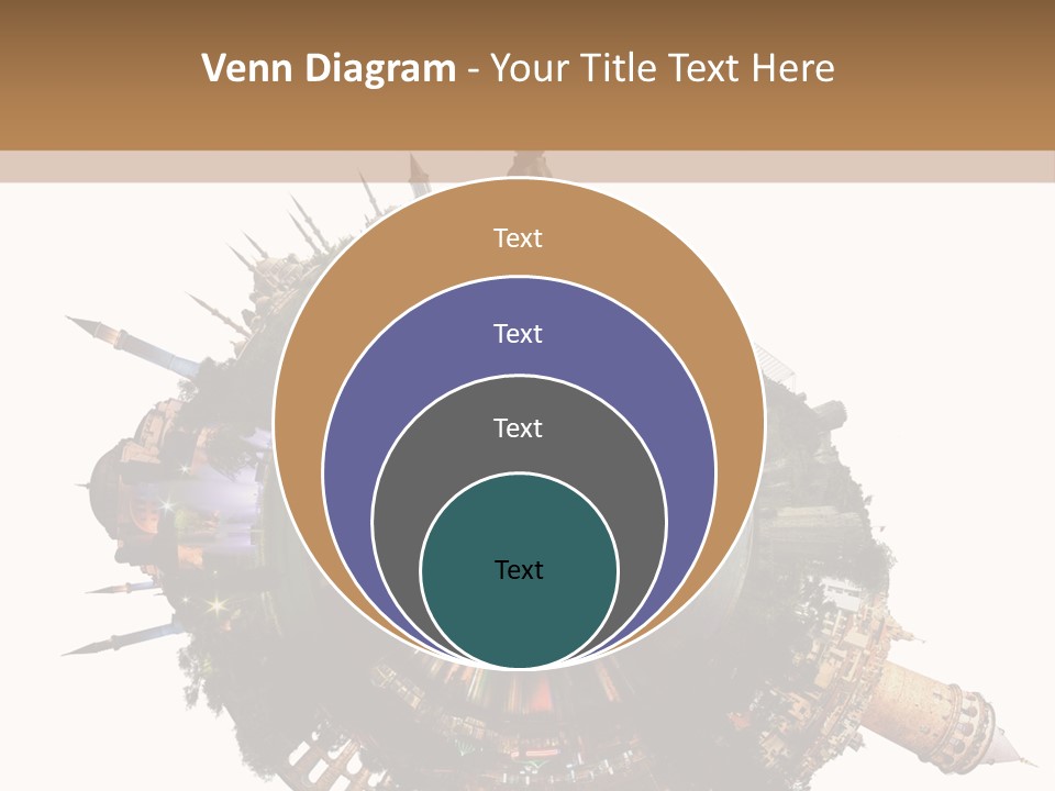 Romantic Hagia Tiny PowerPoint Template