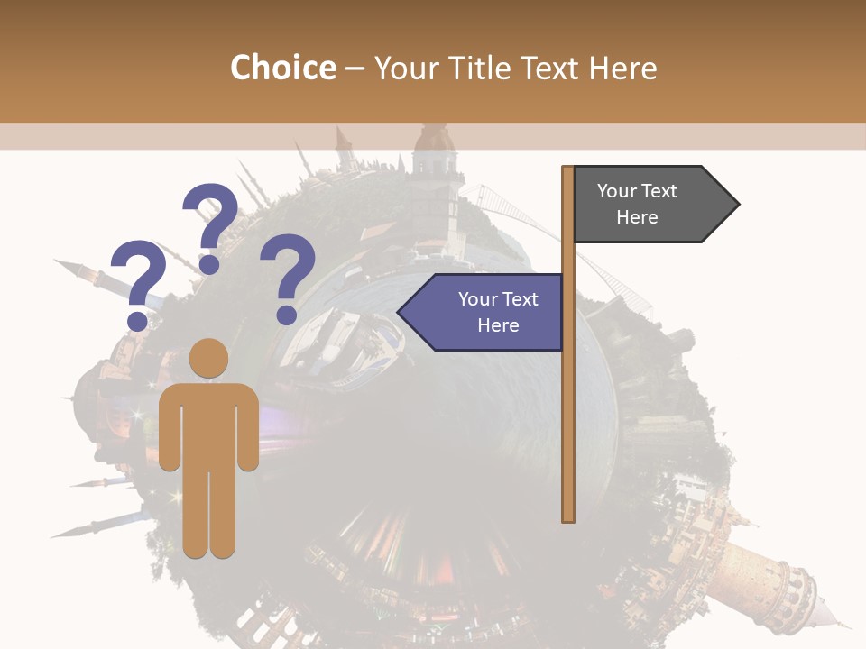 Romantic Hagia Tiny PowerPoint Template