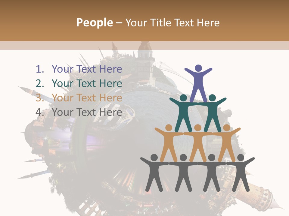 Romantic Hagia Tiny PowerPoint Template