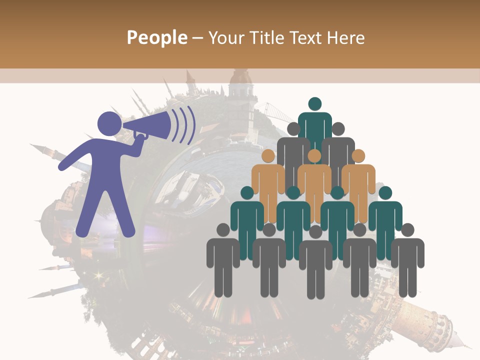 Romantic Hagia Tiny PowerPoint Template