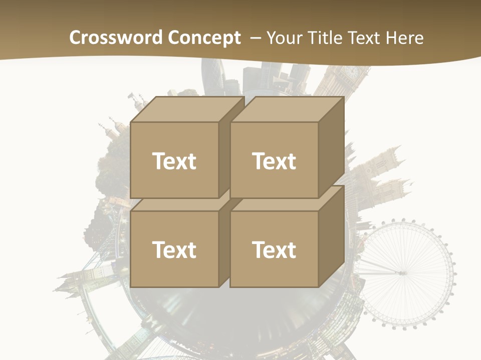 Parliament Hemisphere Sky PowerPoint Template