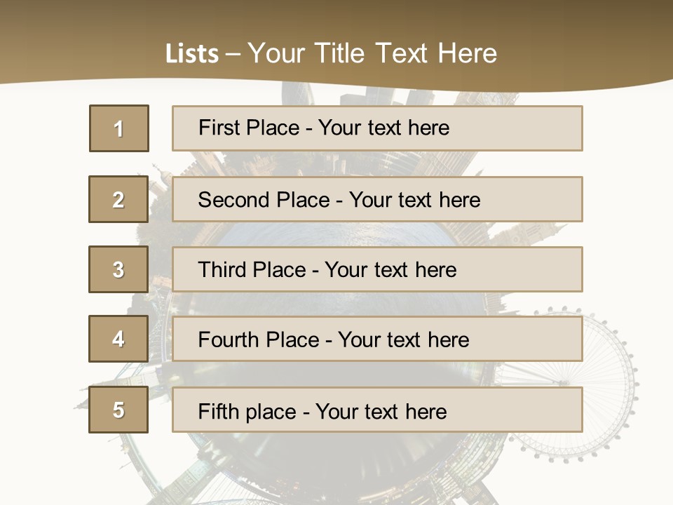 Parliament Hemisphere Sky PowerPoint Template