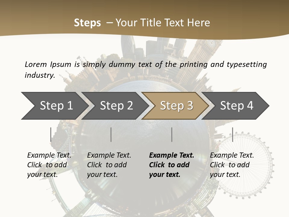 Parliament Hemisphere Sky PowerPoint Template