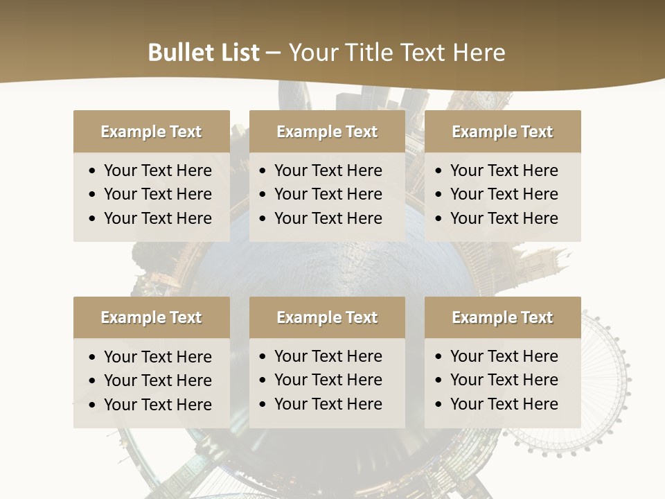 Parliament Hemisphere Sky PowerPoint Template