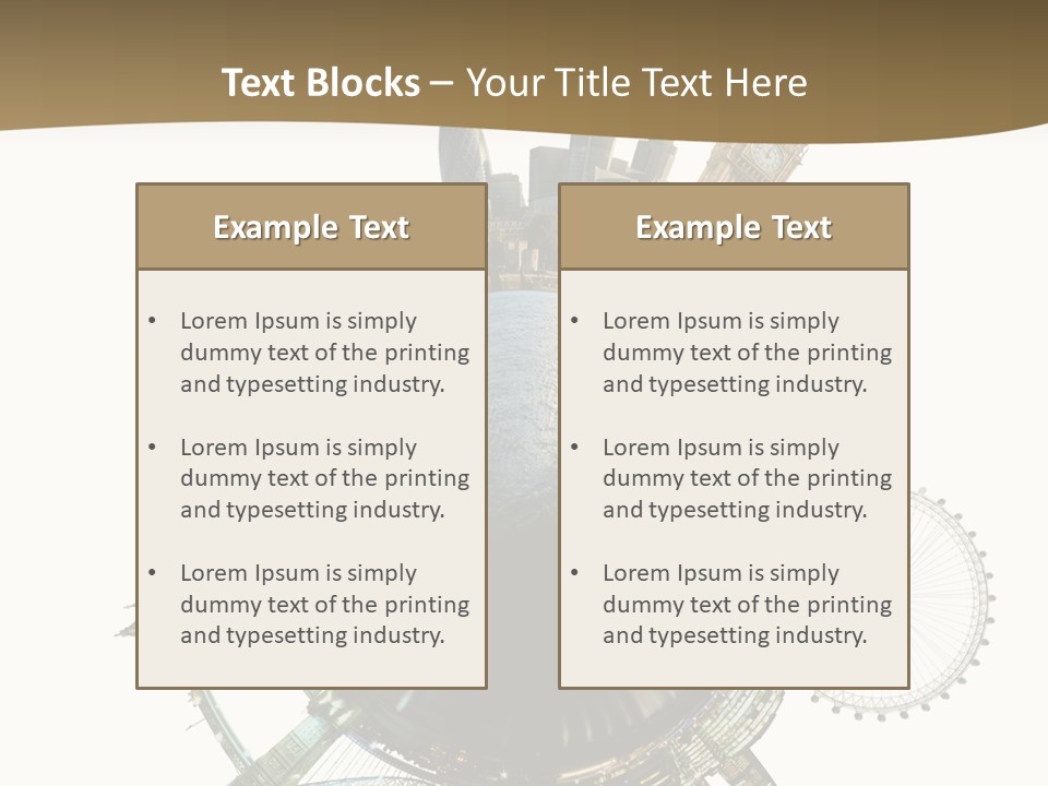 Parliament Hemisphere Sky PowerPoint Template