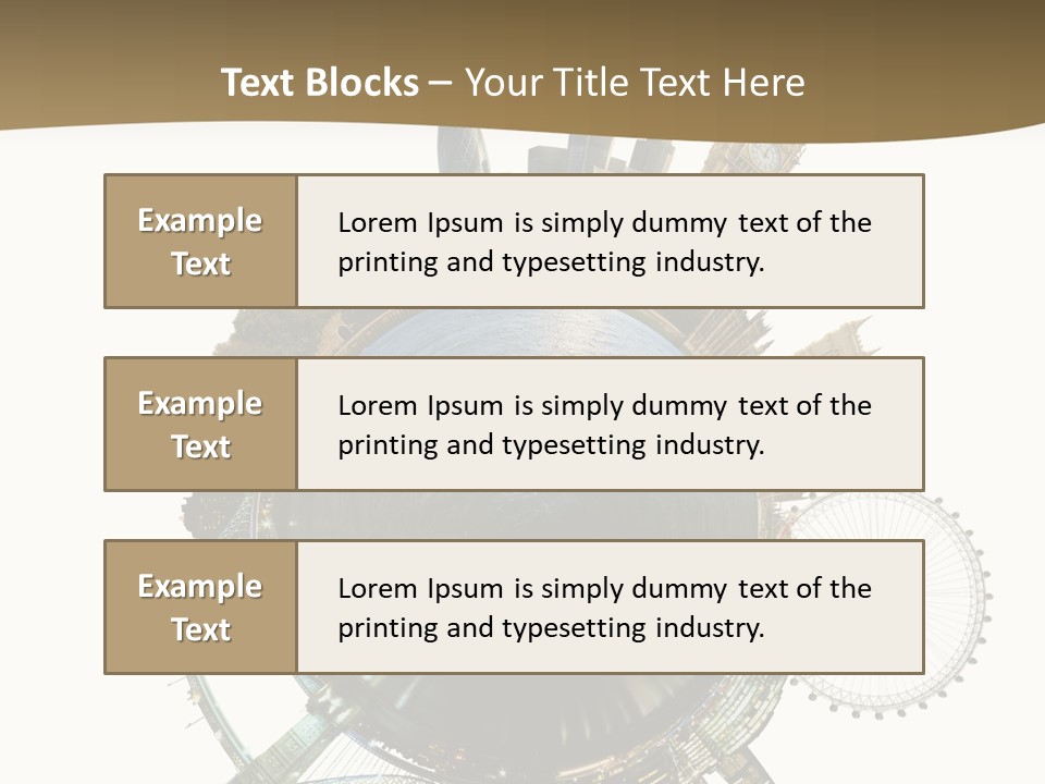 Parliament Hemisphere Sky PowerPoint Template