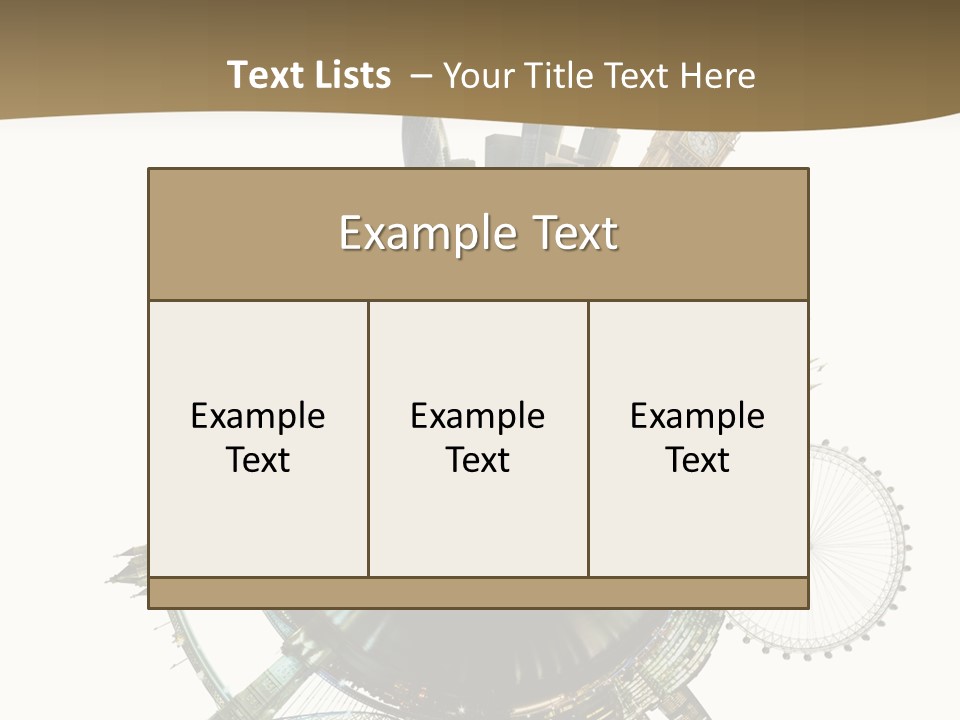 Parliament Hemisphere Sky PowerPoint Template