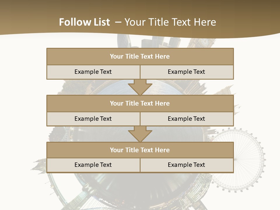 Parliament Hemisphere Sky PowerPoint Template