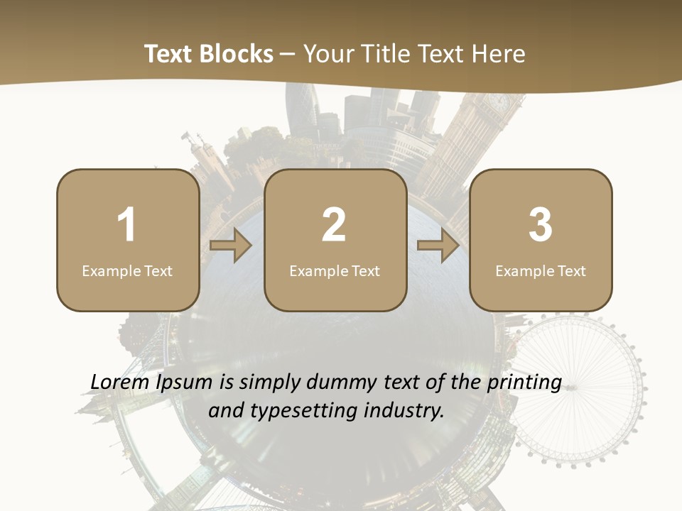 Parliament Hemisphere Sky PowerPoint Template