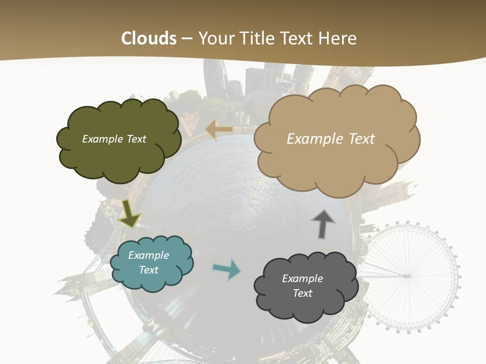 Parliament Hemisphere Sky PowerPoint Template