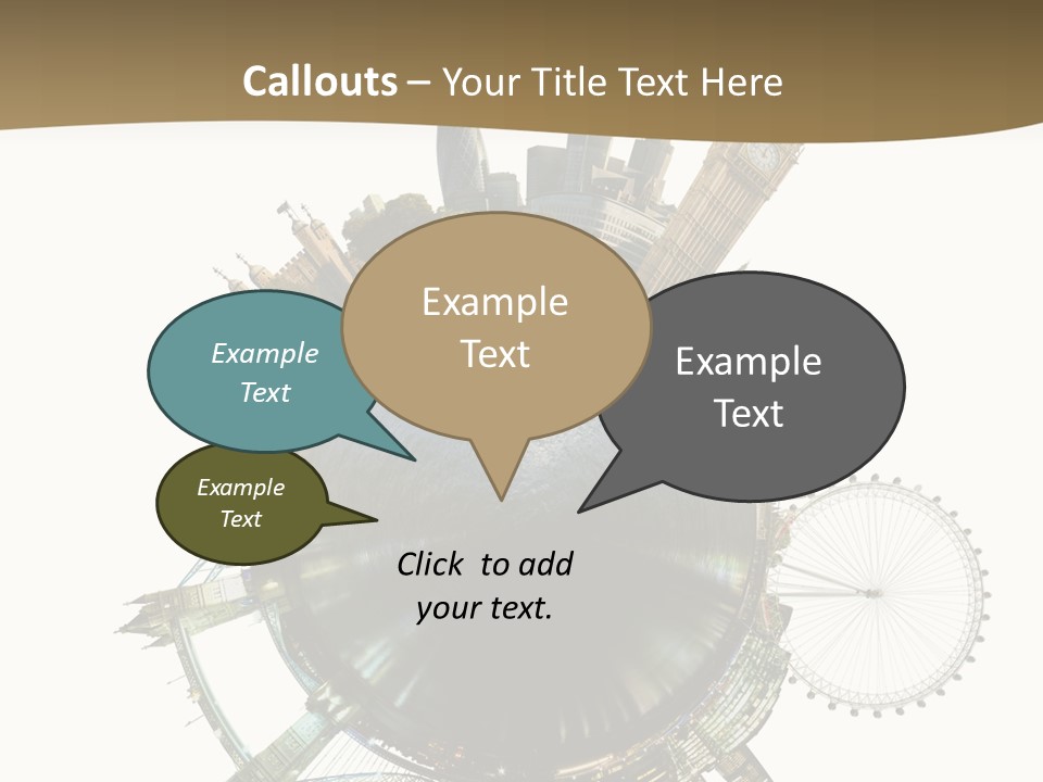 Parliament Hemisphere Sky PowerPoint Template