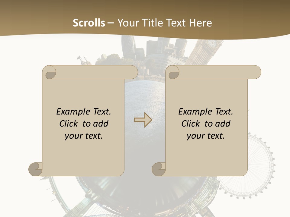 Parliament Hemisphere Sky PowerPoint Template