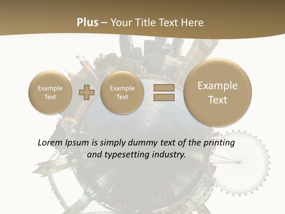 Parliament Hemisphere Sky PowerPoint Template