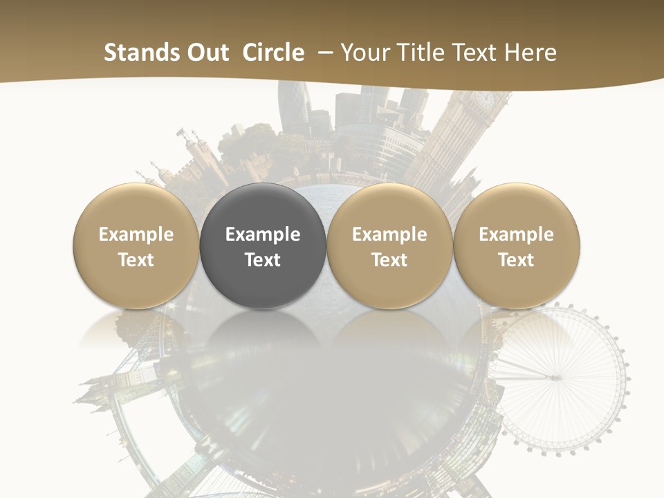 Parliament Hemisphere Sky PowerPoint Template