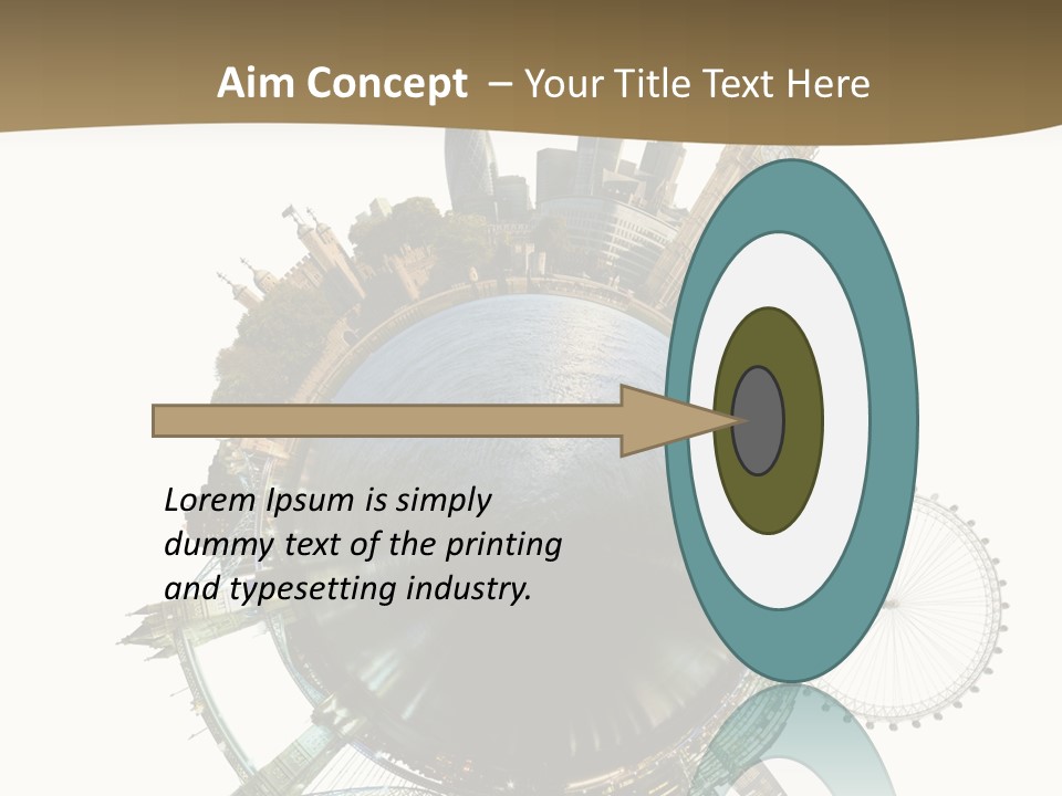 Parliament Hemisphere Sky PowerPoint Template