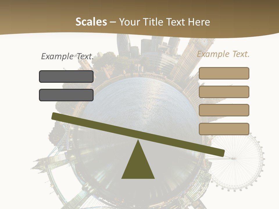 Parliament Hemisphere Sky PowerPoint Template