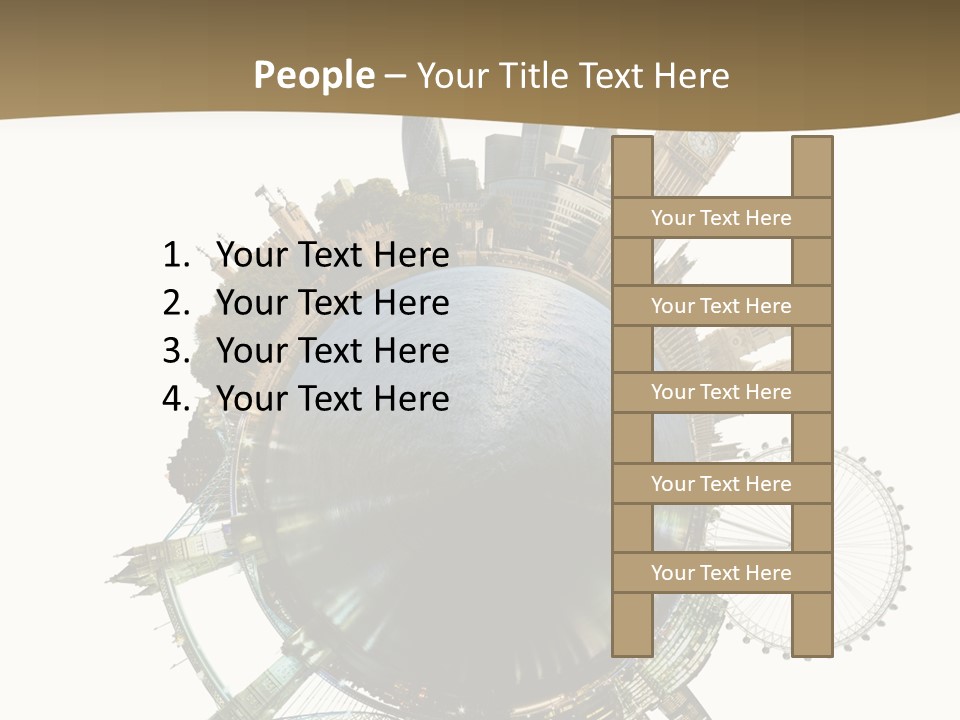 Parliament Hemisphere Sky PowerPoint Template