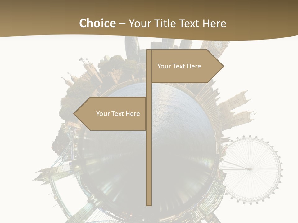 Parliament Hemisphere Sky PowerPoint Template